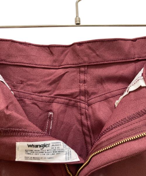 Wrangler（ラングラー）Wrangler (ラングラー) ランチャーパンツ レッド サイズ:33の古着・服飾アイテム
