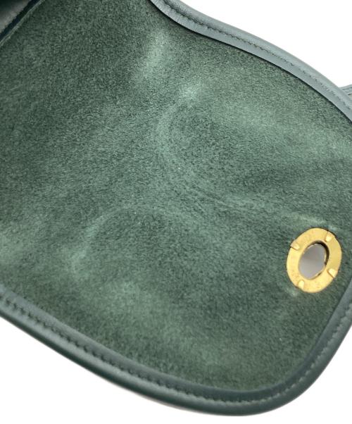 COACH（コーチ）COACH (コーチ) ターンロック式レザーリュック グリーンの古着・服飾アイテム