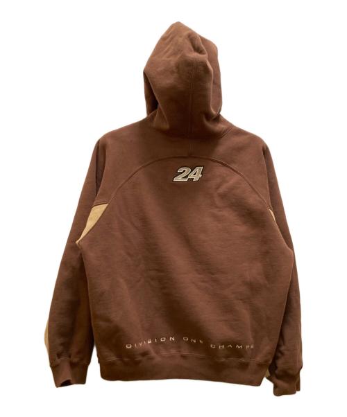 SUPREME（シュプリーム）SUPREME (シュプリーム) ディビジョン フーデッド スウェットシャツ ブラウン サイズ:Mの古着・服飾アイテム