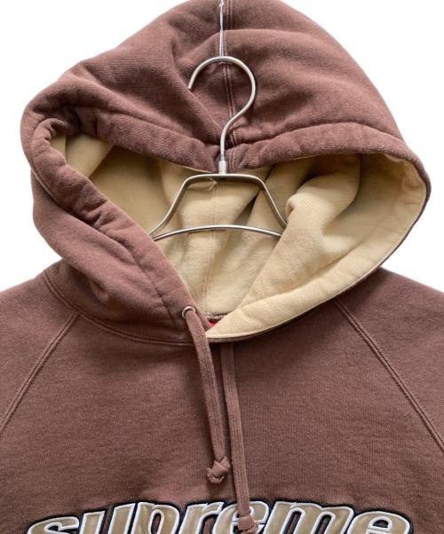 SUPREME（シュプリーム）SUPREME (シュプリーム) ディビジョン フーデッド スウェットシャツ ブラウン サイズ:Mの古着・服飾アイテム