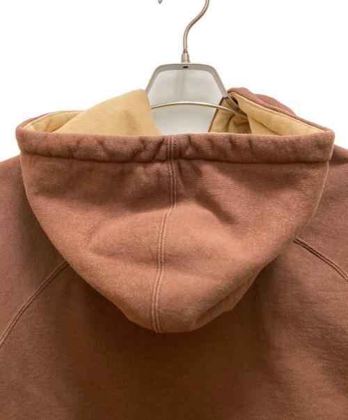 SUPREME（シュプリーム）SUPREME (シュプリーム) ディビジョン フーデッド スウェットシャツ ブラウン サイズ:Mの古着・服飾アイテム