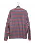 Supreme (シュプリーム) ストライプポケットロングスリーブカットソー ピンク×ブルー サイズ:L：15000円