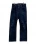 DENIME（ドゥニーム）の古着「オフセット セルビッチ デニムパンツ」｜インディゴ