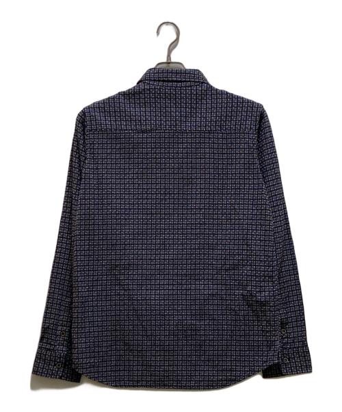 GAIJIN MADE（ガイジンメイド）GAIJIN MADE (ガイジンメイド) 刺し子チェックシャツ インディゴ サイズ:2の古着・服飾アイテム
