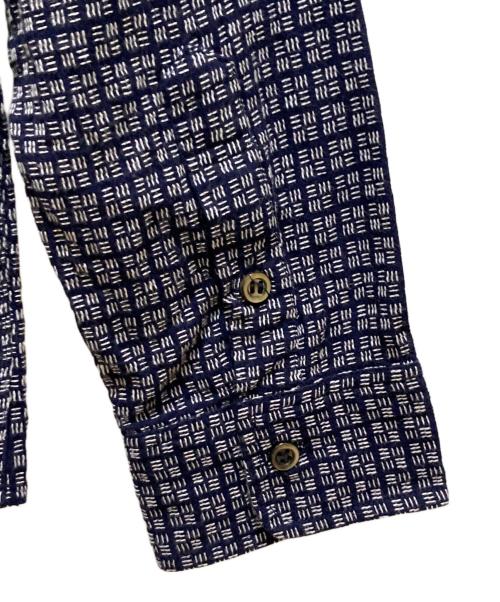 GAIJIN MADE（ガイジンメイド）GAIJIN MADE (ガイジンメイド) 刺し子チェックシャツ インディゴ サイズ:2の古着・服飾アイテム