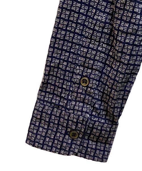 GAIJIN MADE（ガイジンメイド）GAIJIN MADE (ガイジンメイド) 刺し子チェックシャツ インディゴ サイズ:2の古着・服飾アイテム