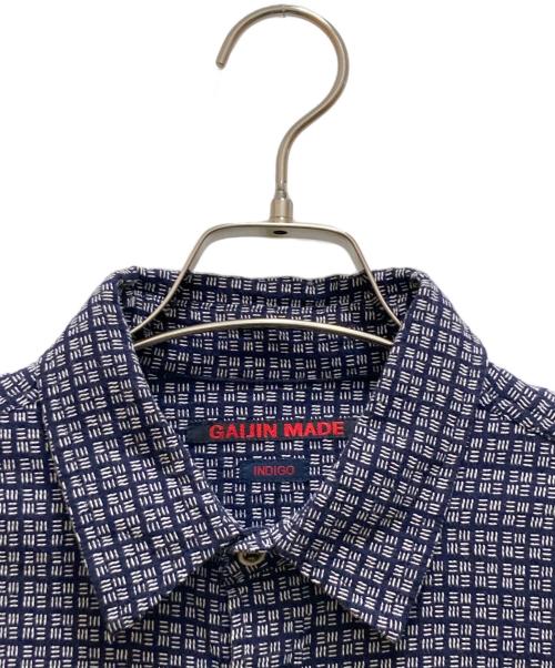 GAIJIN MADE（ガイジンメイド）GAIJIN MADE (ガイジンメイド) 刺し子チェックシャツ インディゴ サイズ:2の古着・服飾アイテム