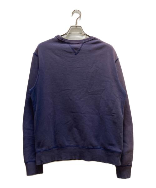 POLO RALPH LAUREN（ポロ・ラルフローレン）POLO RALPH LAUREN (ポロ・ラルフローレン) ガゼット付きロゴワッペンスウエット パープル サイズ:Ⅼの古着・服飾アイテム