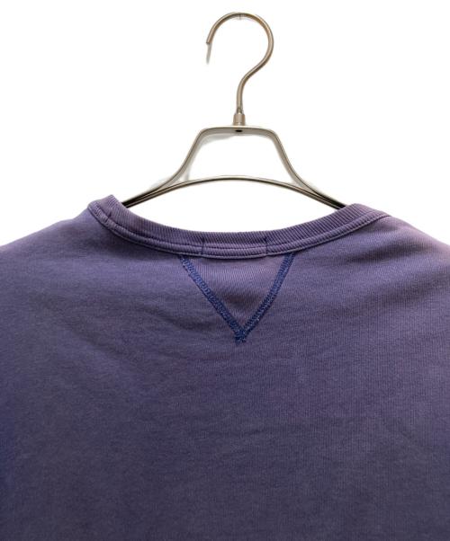 POLO RALPH LAUREN（ポロ・ラルフローレン）POLO RALPH LAUREN (ポロ・ラルフローレン) ガゼット付きロゴワッペンスウエット パープル サイズ:Ⅼの古着・服飾アイテム