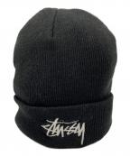 stussy×NIKEステューシー×ナイキ）の古着「カフ ビーニー "ブラック"」｜ブラック