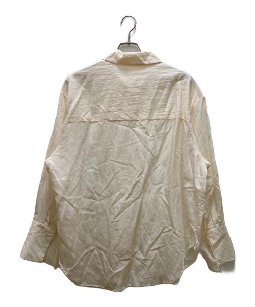 TODAYFUL（トゥデイフル）TODAYFUL (トゥデイフル) シルキーポケットシャツ ベージュ サイズ:Fの古着・服飾アイテム
