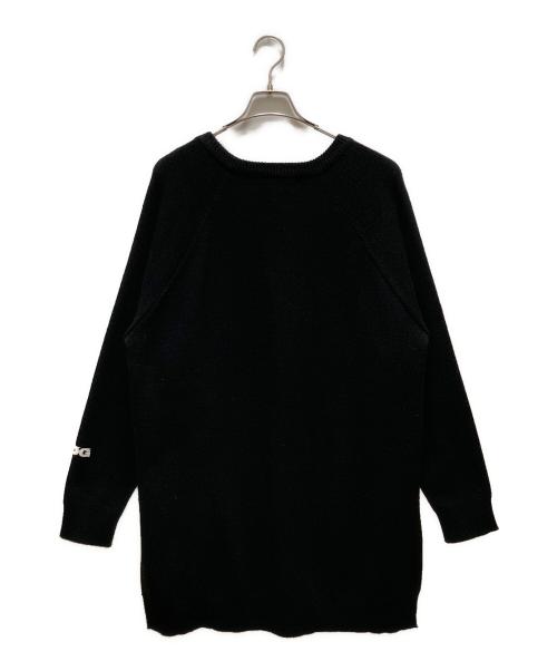 CDG（シーディージー）CDG (シーディージー) Lochaven Of Scotland (ロックエーベン オブ スコットランド) コラボサイドスリットニット ブラック サイズ:ｘｘｌの古着・服飾アイテム