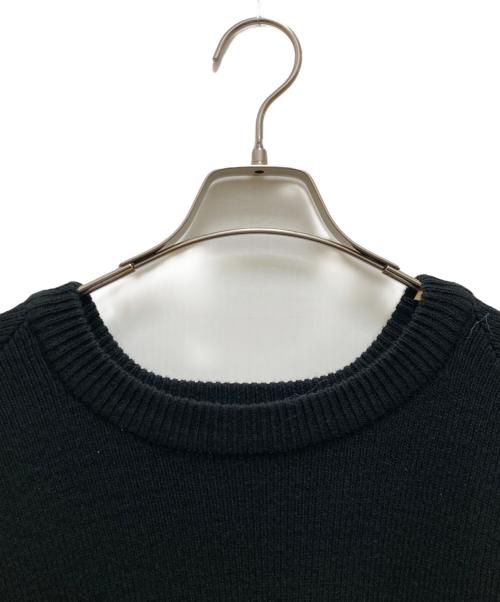 CDG（シーディージー）CDG (シーディージー) Lochaven Of Scotland (ロックエーベン オブ スコットランド) コラボサイドスリットニット ブラック サイズ:ｘｘｌの古着・服飾アイテム