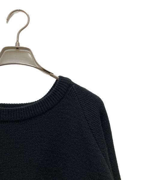 CDG（シーディージー）CDG (シーディージー) Lochaven Of Scotland (ロックエーベン オブ スコットランド) コラボサイドスリットニット ブラック サイズ:ｘｘｌの古着・服飾アイテム