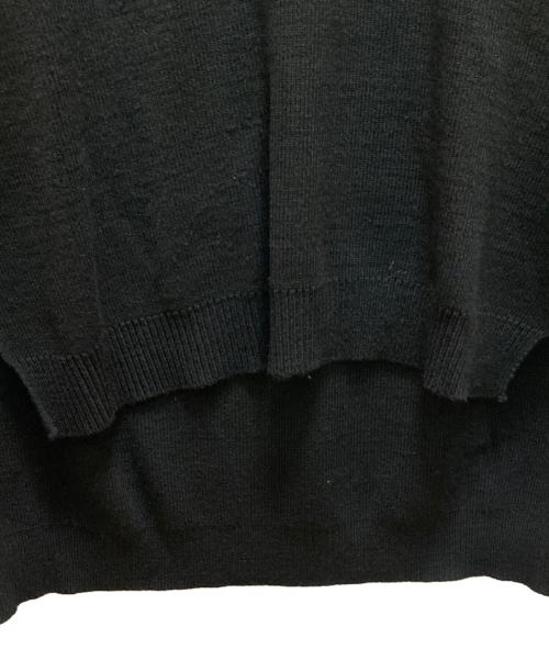 CDG（シーディージー）CDG (シーディージー) Lochaven Of Scotland (ロックエーベン オブ スコットランド) コラボサイドスリットニット ブラック サイズ:ｘｘｌの古着・服飾アイテム