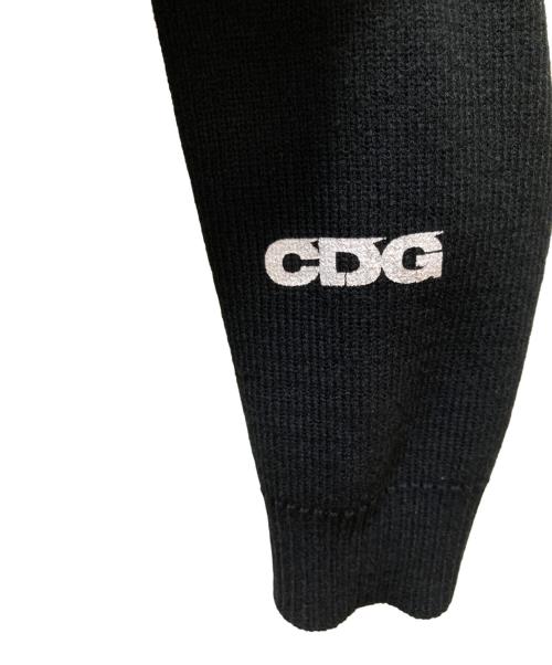 CDG（シーディージー）CDG (シーディージー) Lochaven Of Scotland (ロックエーベン オブ スコットランド) コラボサイドスリットニット ブラック サイズ:ｘｘｌの古着・服飾アイテム