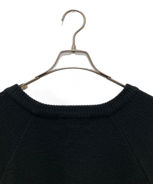 CDG（シーディージー）CDG (シーディージー) Lochaven Of Scotland (ロックエーベン オブ スコットランド) コラボサイドスリットニット ブラック サイズ:ｘｘｌの古着・服飾アイテム