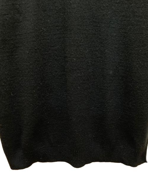 CDG（シーディージー）CDG (シーディージー) Lochaven Of Scotland (ロックエーベン オブ スコットランド) コラボサイドスリットニット ブラック サイズ:ｘｘｌの古着・服飾アイテム