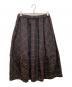 BLACK COMME des GARCONS (ブラックコムデギャルソン) エステルチェックスカート ブラック×レッド サイズ:XS：15000円
