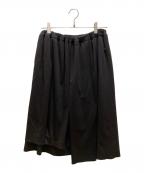 COMME des GARCONS COMME des GARCONSコムデギャルソン コムデギャルソン）の古着「アシメントリーイージースカート」｜ブラック