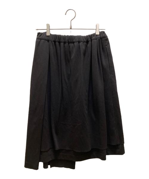 COMME des GARCONS COMME des GARCONS（コムデギャルソン コムデギャルソン）COMME des GARCONS COMME des GARCONS (コムデギャルソン コムデギャルソン) アシメントリーイージースカート ブラック サイズ:Sの古着・服飾アイテム