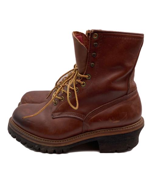 RED WING（レッドウィング）RED WING (レッドウィング) ロガーブーツ ブラウン サイズ: 7 1/2 Dの古着・服飾アイテム