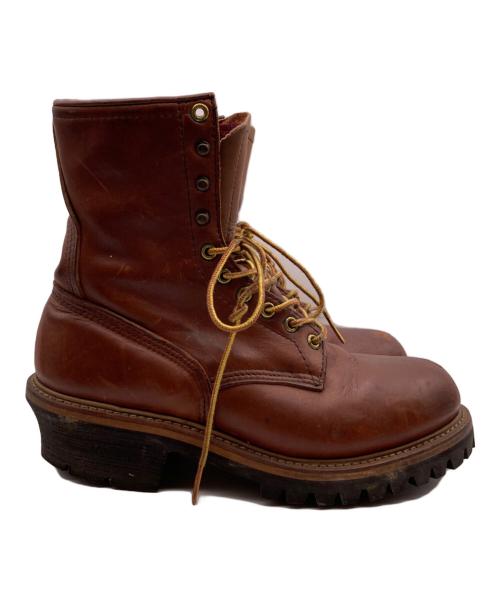 RED WING（レッドウィング）RED WING (レッドウィング) ロガーブーツ ブラウン サイズ: 7 1/2 Dの古着・服飾アイテム