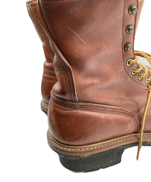 RED WING（レッドウィング）RED WING (レッドウィング) ロガーブーツ ブラウン サイズ: 7 1/2 Dの古着・服飾アイテム