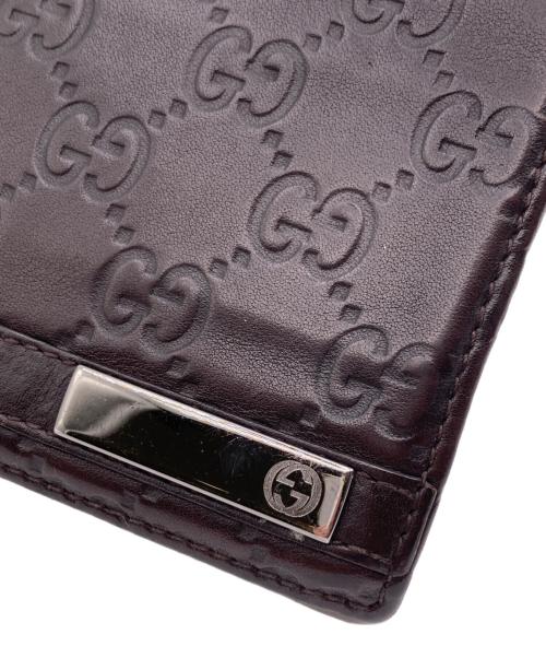 GUCCI（グッチ）GUCCI (グッチ) 2つ折り財布 ブラウンの古着・服飾アイテム