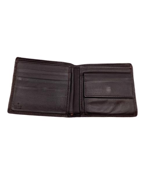 GUCCI（グッチ）GUCCI (グッチ) 2つ折り財布 ブラウンの古着・服飾アイテム