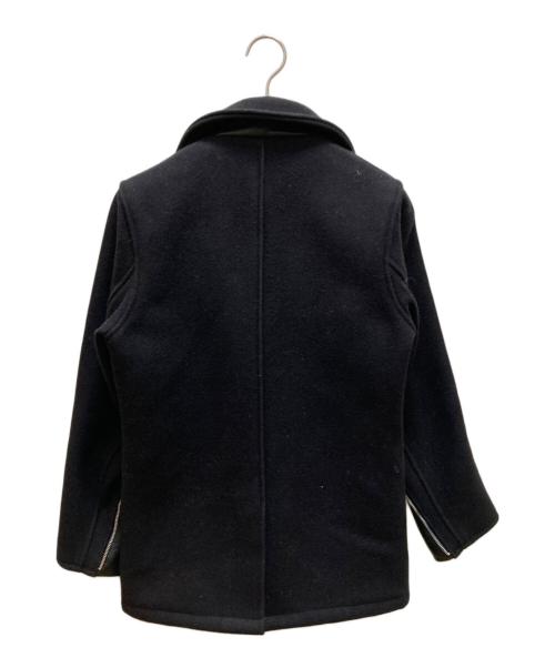 Schott（ショット）Schott (ショット) ワンスターメルトンダブルピーコート ブラック サイズ:１４の古着・服飾アイテム