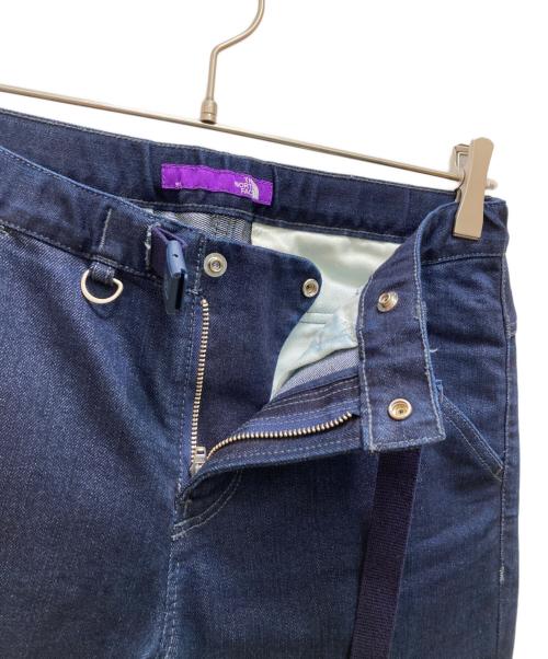 THE NORTHFACE PURPLELABEL（ザ・ノースフェイス パープルレーベル）THE NORTHFACE PURPLELABEL (ザ・ノースフェイス パープルレーベル) Webbing Belt Denim Pants インディゴ サイズ:WSの古着・服飾アイテム