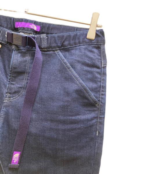 THE NORTHFACE PURPLELABEL（ザ・ノースフェイス パープルレーベル）THE NORTHFACE PURPLELABEL (ザ・ノースフェイス パープルレーベル) Webbing Belt Denim Pants インディゴ サイズ:WSの古着・服飾アイテム