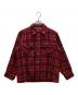 PENDLETON（ペンドルトン）の古着「70s ウールチェック長袖シャツ」｜レッド