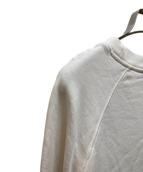 maison kitsune（メゾンキツネ）maison kitsune (メゾンキツネ) DOUBLE FOX HEAD PATCH CLASSIC SWEATSHIRT アイボリー サイズ:XSの古着・服飾アイテム