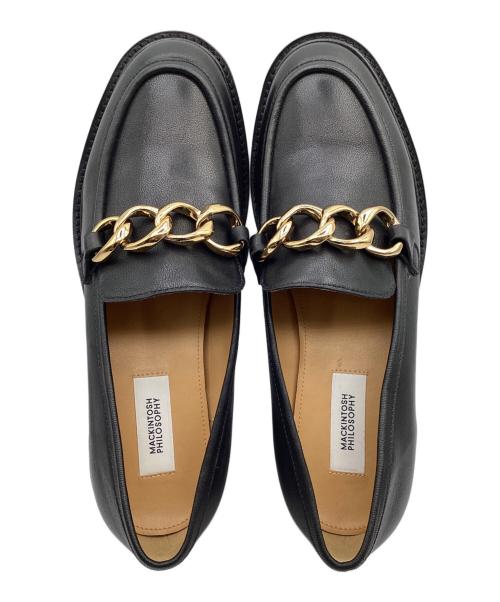 MACKINTOSH PHILOSOPHY（マッキントッシュ フィロソフィー）MACKINTOSH PHILOSOPHY (マッキントッシュ フィロソフィー) ビットローファー ブラック サイズ:24の古着・服飾アイテム