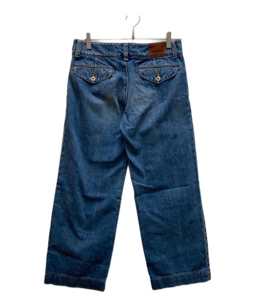 JUNYA WATANABE COMME des GARCONS（ジュンヤワタナベ コムデギャルソン）JUNYA WATANABE COMME des GARCONS ((ジュンヤワタナベ コムデギャルソン) 2タックワイドデニムパンツ インディゴ サイズ:Sの古着・服飾アイテム