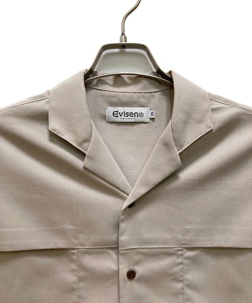 EVISEN（エビセン）EVISEN (エビセン) スケートボードアイ・ファイアオープンカラーシャツ ベージュ サイズ:Mの古着・服飾アイテム