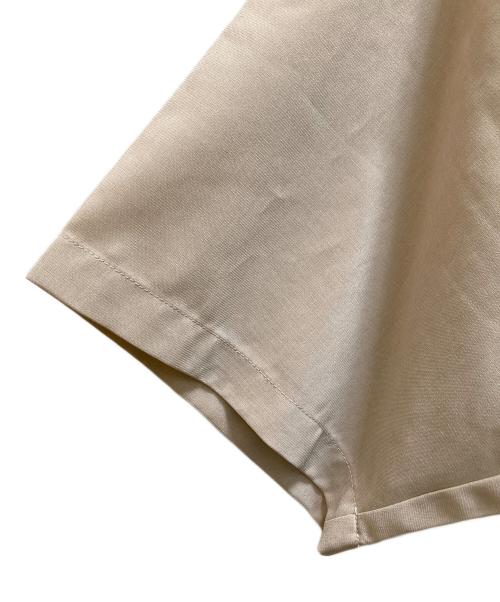 EVISEN（エビセン）EVISEN (エビセン) スケートボードアイ・ファイアオープンカラーシャツ ベージュ サイズ:Mの古着・服飾アイテム