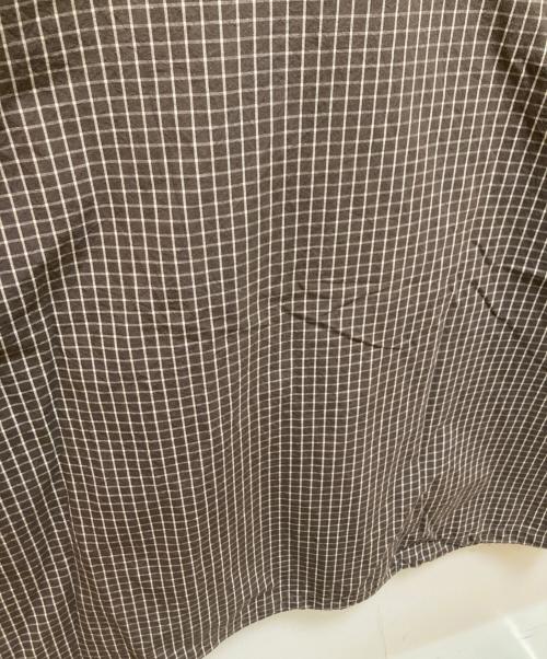 is-ness（イズネス）is-ness (イズネス) BALLOON WIDE SHIRT ブラウン サイズ:46の古着・服飾アイテム