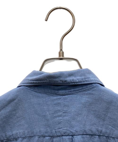 COMOLI（コモリ）COMOLI (コモリ) ベタシャンオープンカラーシャツ ブルー サイズ:1の古着・服飾アイテム
