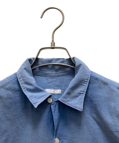 COMOLI（コモリ）COMOLI (コモリ) ベタシャンオープンカラーシャツ ブルー サイズ:1の古着・服飾アイテム