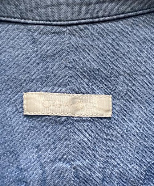 COMOLI（コモリ）COMOLI (コモリ) ベタシャンオープンカラーシャツ ブルー サイズ:1の古着・服飾アイテム