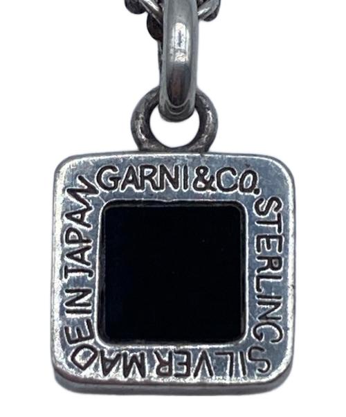 GARNI（ガルニ）GARNI (ガルニ) スクエア オニキス ネックレス ブラックの古着・服飾アイテム