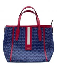 LANVIN COLLECTION（ランバンコレクション）の古着「2WAYトートバッグ」｜ネイビー×レッド