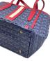 中古・古着 LANVIN COLLECTION (ランバンコレクション) 2WAYトートバッグ ネイビー×レッド：7000円