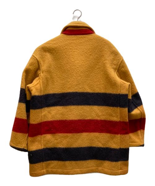 MONTGOMERY（モンゴメリー）MONTGOMERY (モンゴメリー) ブランケットコート イエロー サイズ:UK40の古着・服飾アイテム