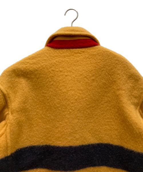 MONTGOMERY（モンゴメリー）MONTGOMERY (モンゴメリー) ブランケットコート イエロー サイズ:UK40の古着・服飾アイテム