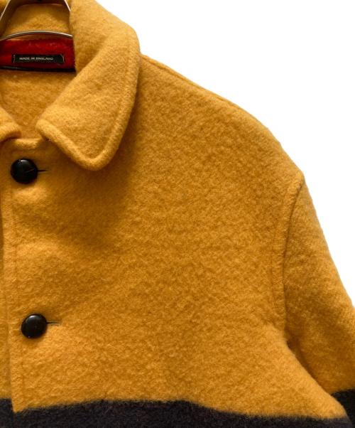 MONTGOMERY（モンゴメリー）MONTGOMERY (モンゴメリー) ブランケットコート イエロー サイズ:UK40の古着・服飾アイテム