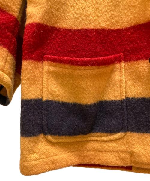 MONTGOMERY（モンゴメリー）MONTGOMERY (モンゴメリー) ブランケットコート イエロー サイズ:UK40の古着・服飾アイテム